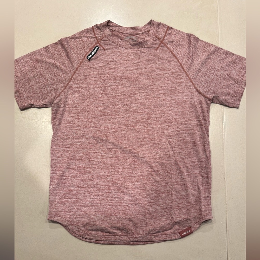 Legends Enzo Shirt  - Large - Heathered Red/Burgundy